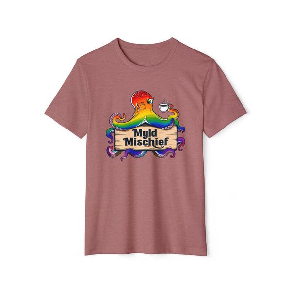 Pride Myld Mischief Bizi Logo - Organic Unisex T-Shirt