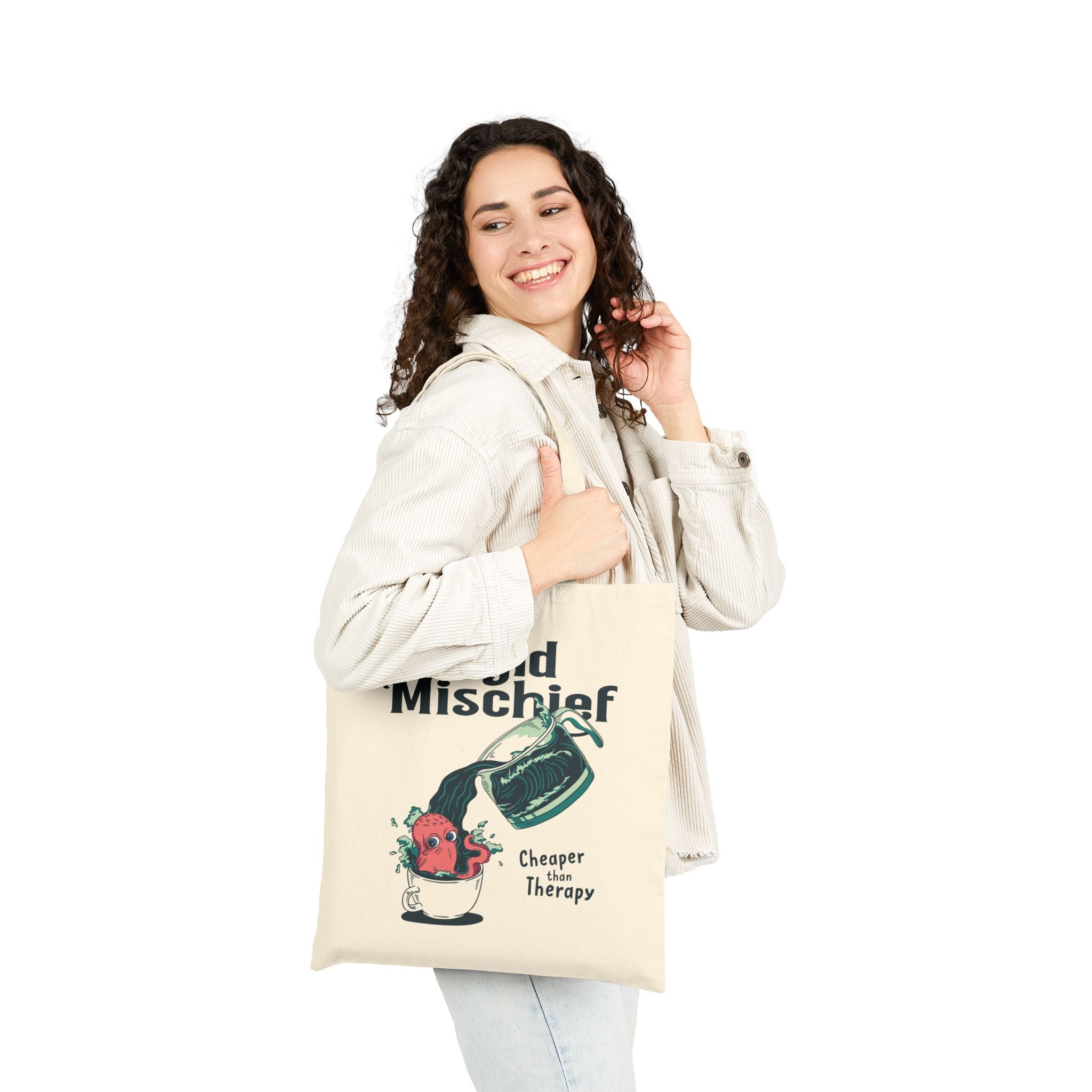 The Kind of Therapy I Can Afford - Cotton Canvas Tote