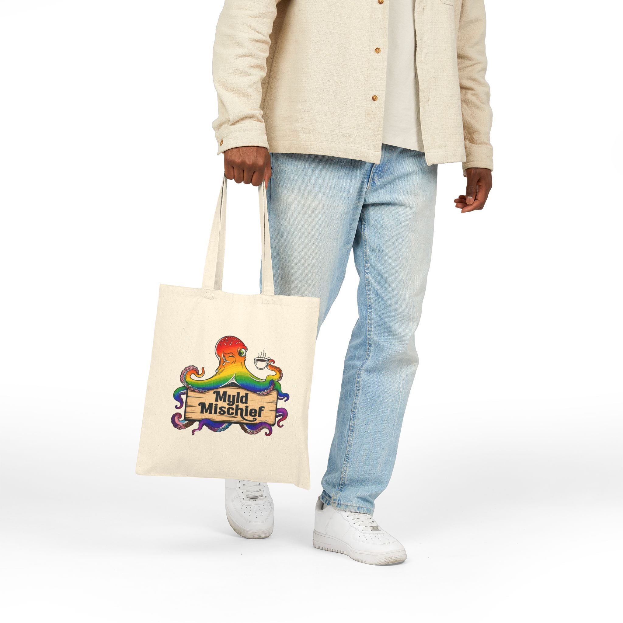 Pride Myld Mischief - Cotton Canvas Tote