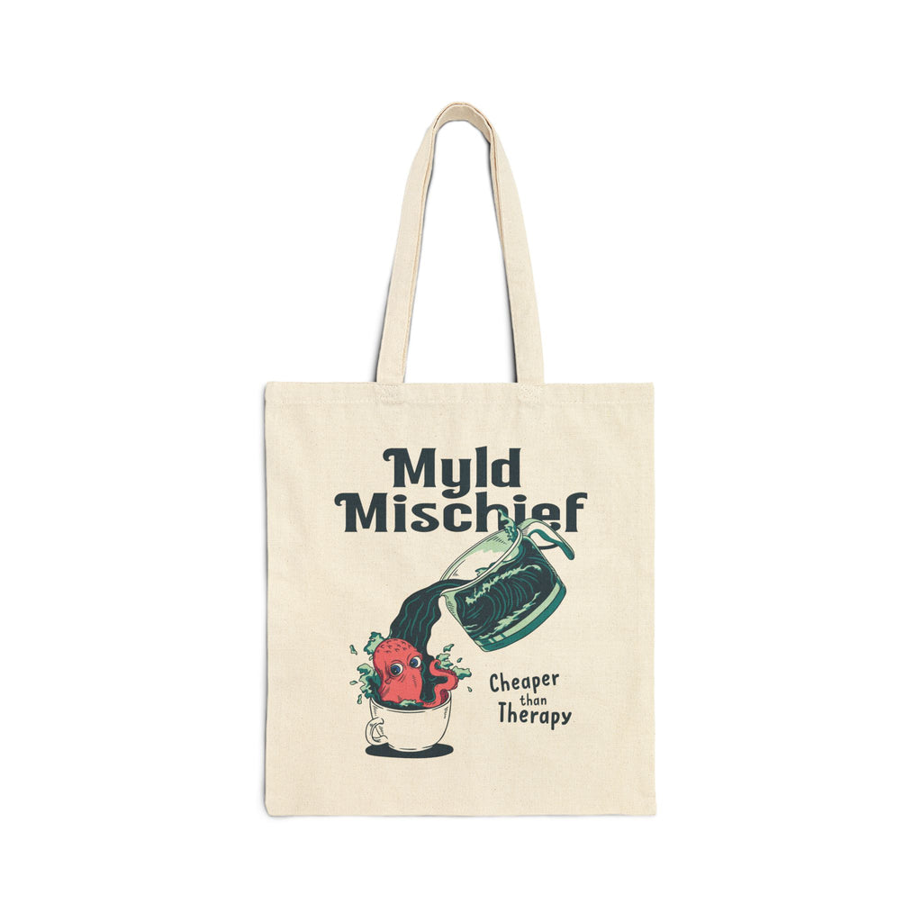 The Kind of Therapy I Can Afford - Cotton Canvas Tote