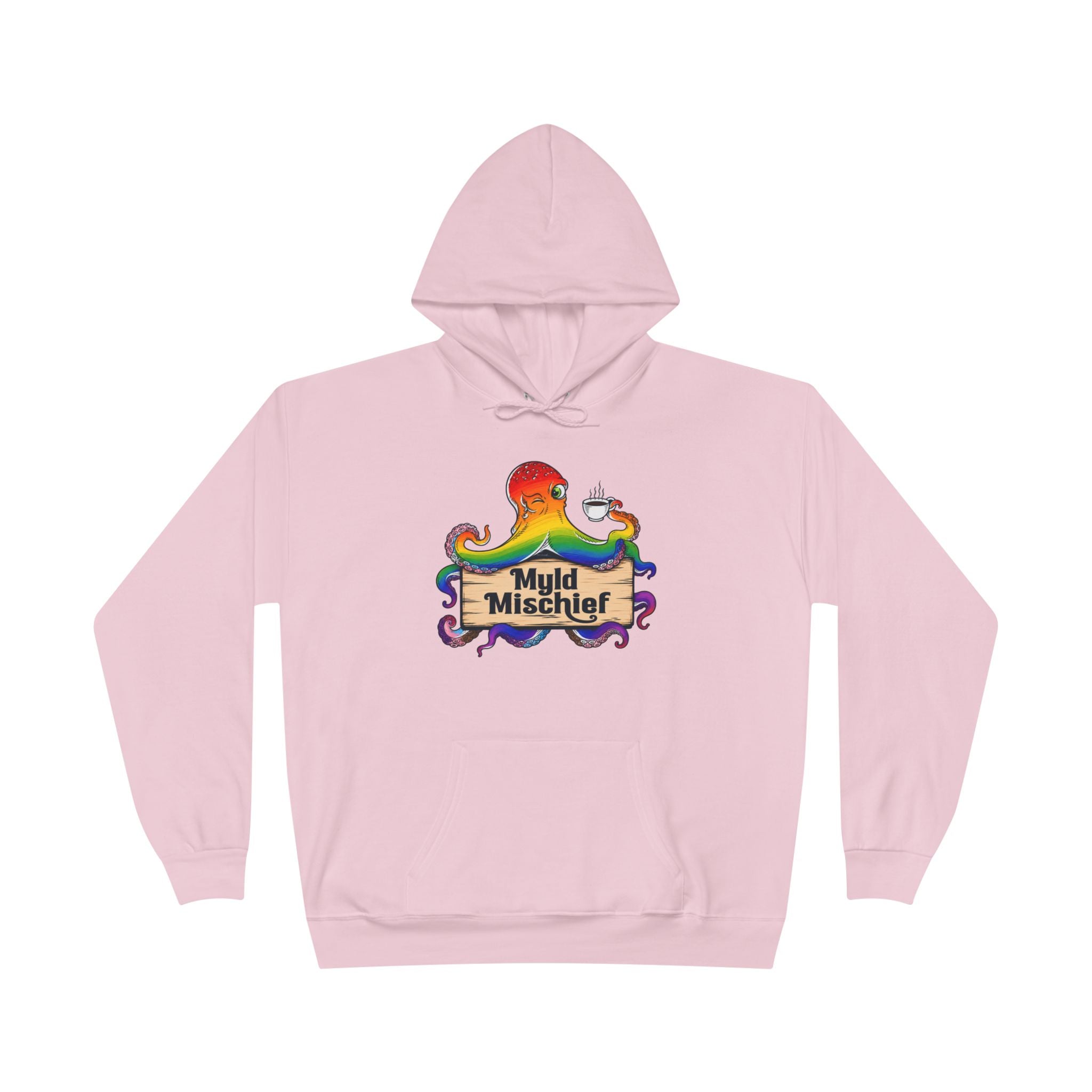 Pride Myld Michief Bizi Logo – Unisex Eco Hoodie