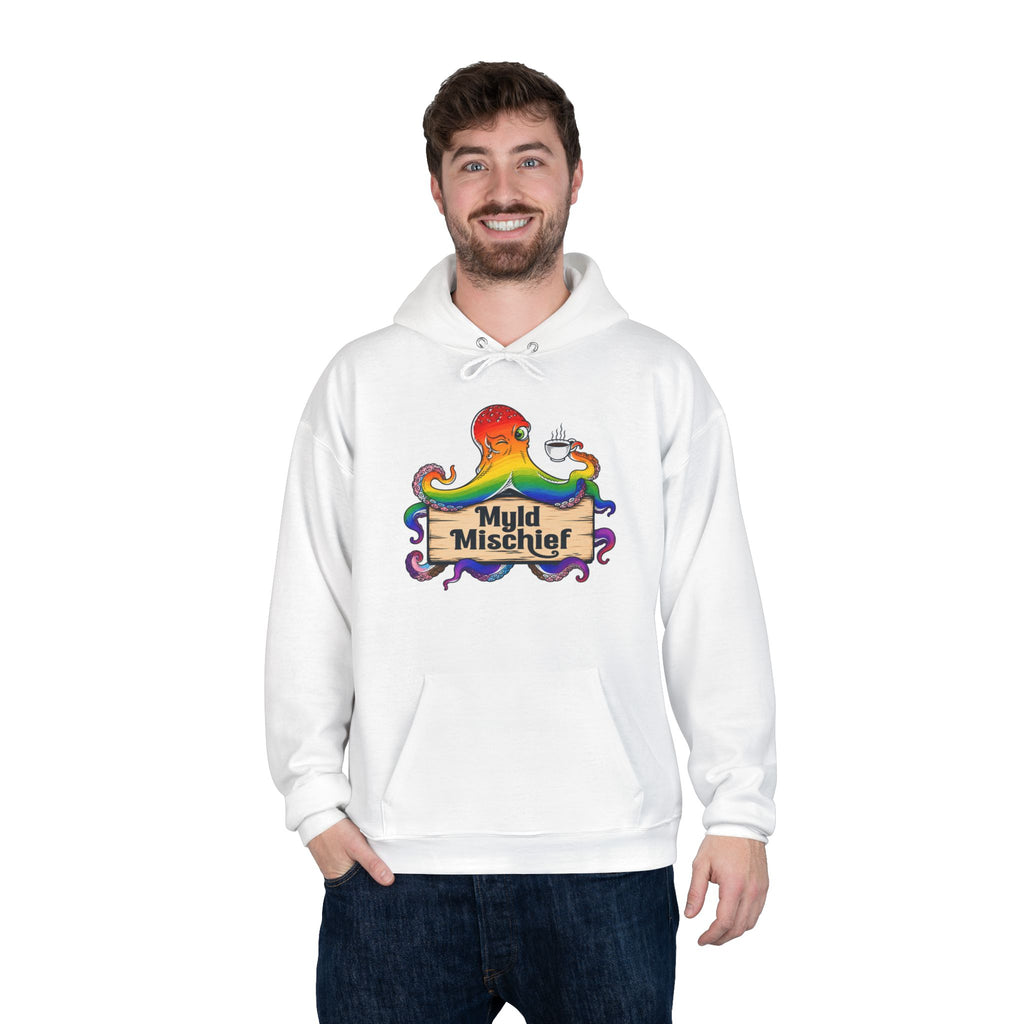 Pride Myld Michief Bizi Logo – Unisex Eco Hoodie
