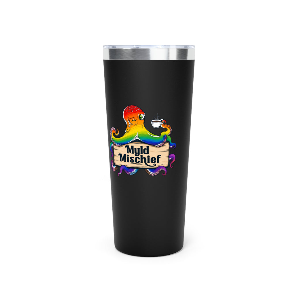 Pride Bizi Logo - Double Sided -  22oz Copper Vacuum Insulated Tumbler