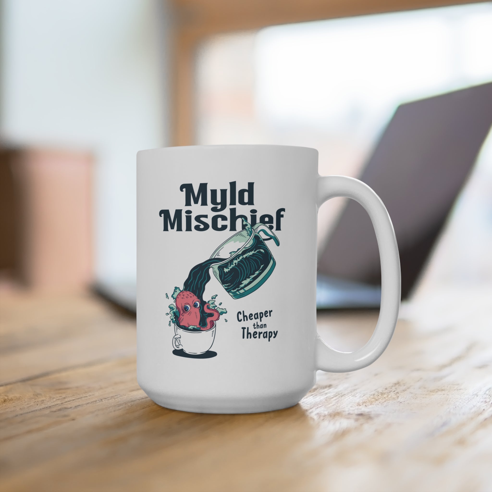 The Kind of Therapy I Can Afford Ceramic Mug – Double Sided Design