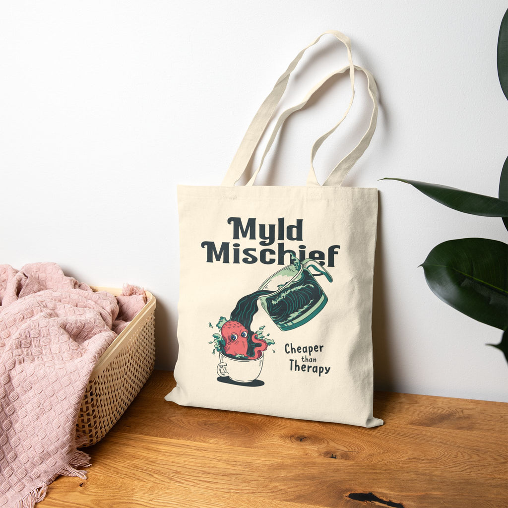 The Kind of Therapy I Can Afford - Cotton Canvas Tote