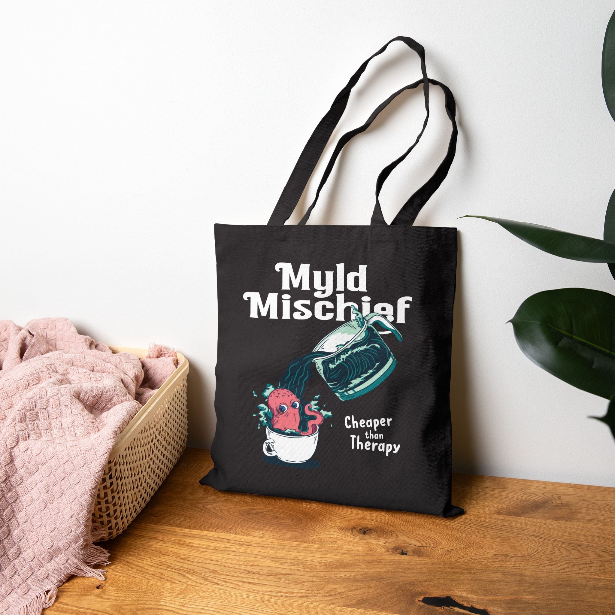 The Kind of Therapy I Can Afford - Cotton Canvas Tote
