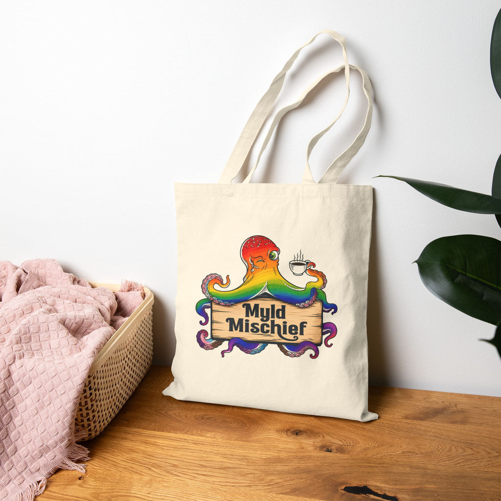 Pride Myld Mischief - Cotton Canvas Tote