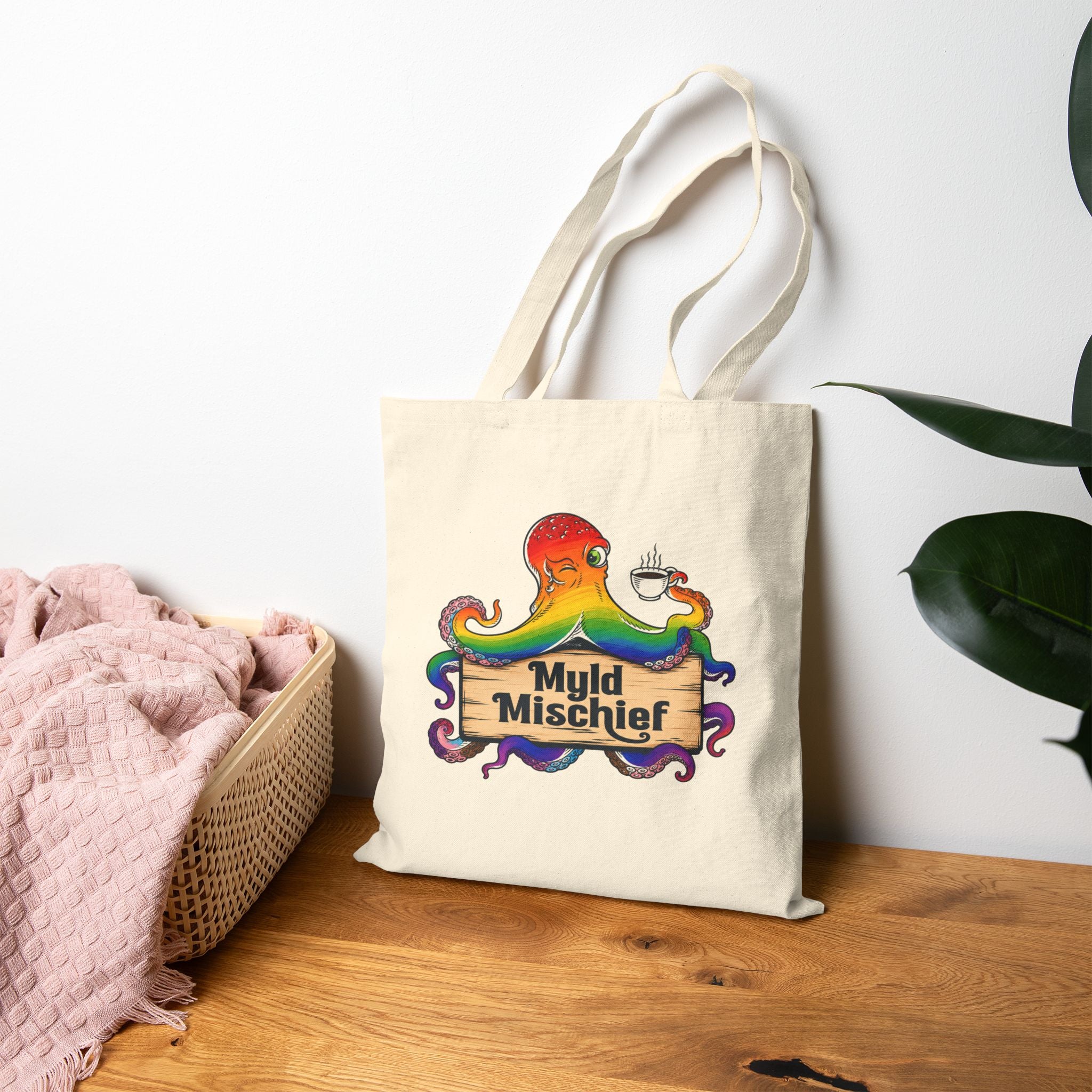 Pride Myld Mischief - Cotton Canvas Tote