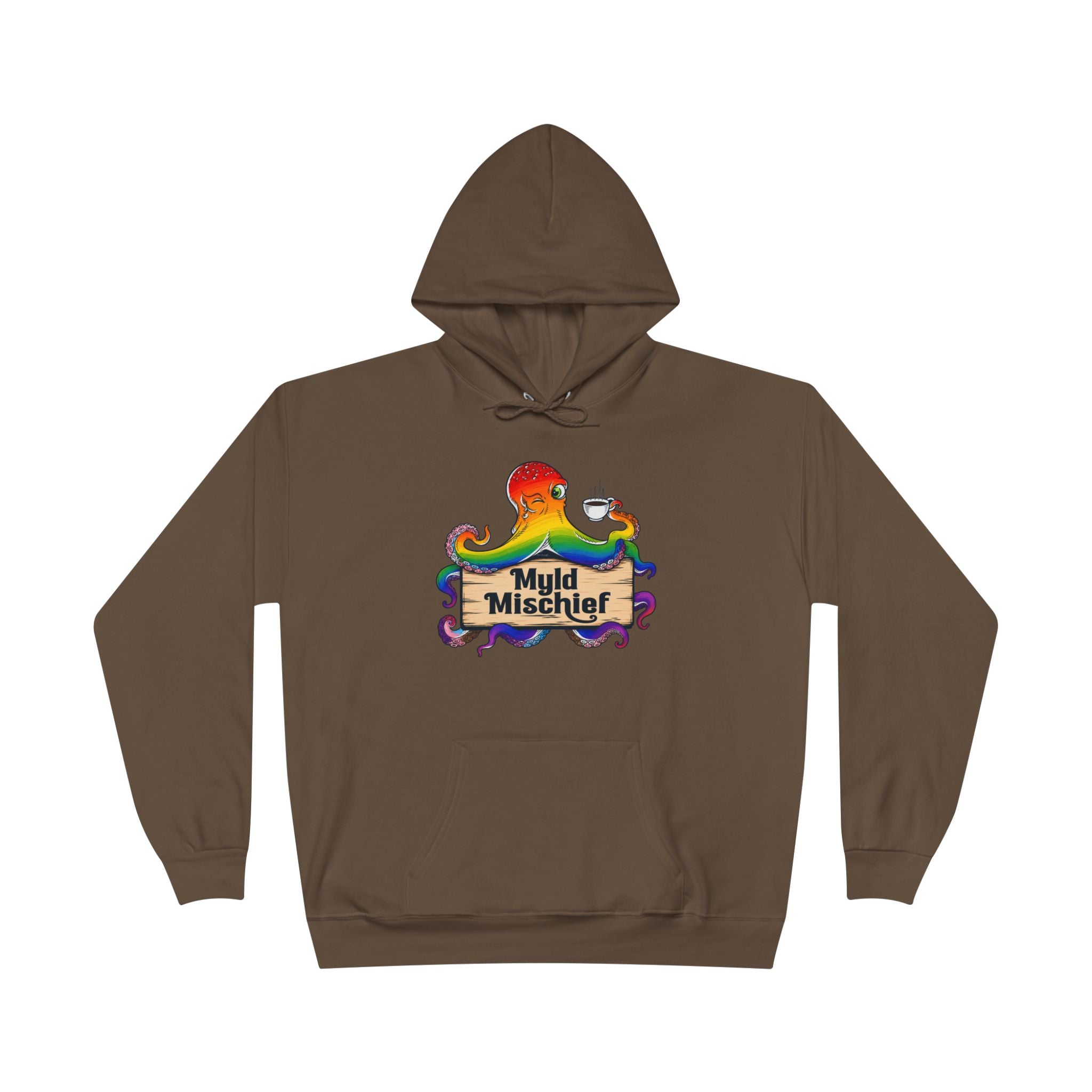 Pride Myld Michief Bizi Logo – Unisex Eco Hoodie