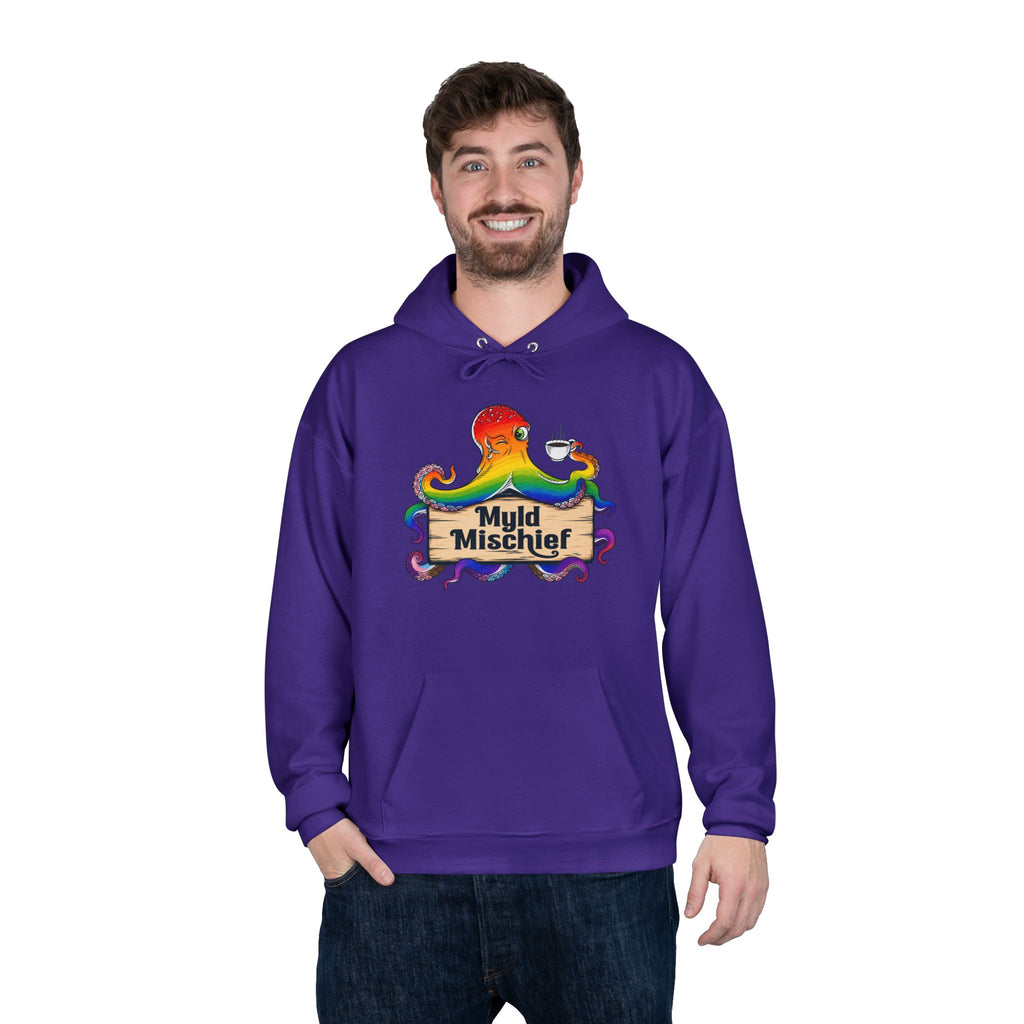 Pride Myld Michief Bizi Logo – Unisex Eco Hoodie
