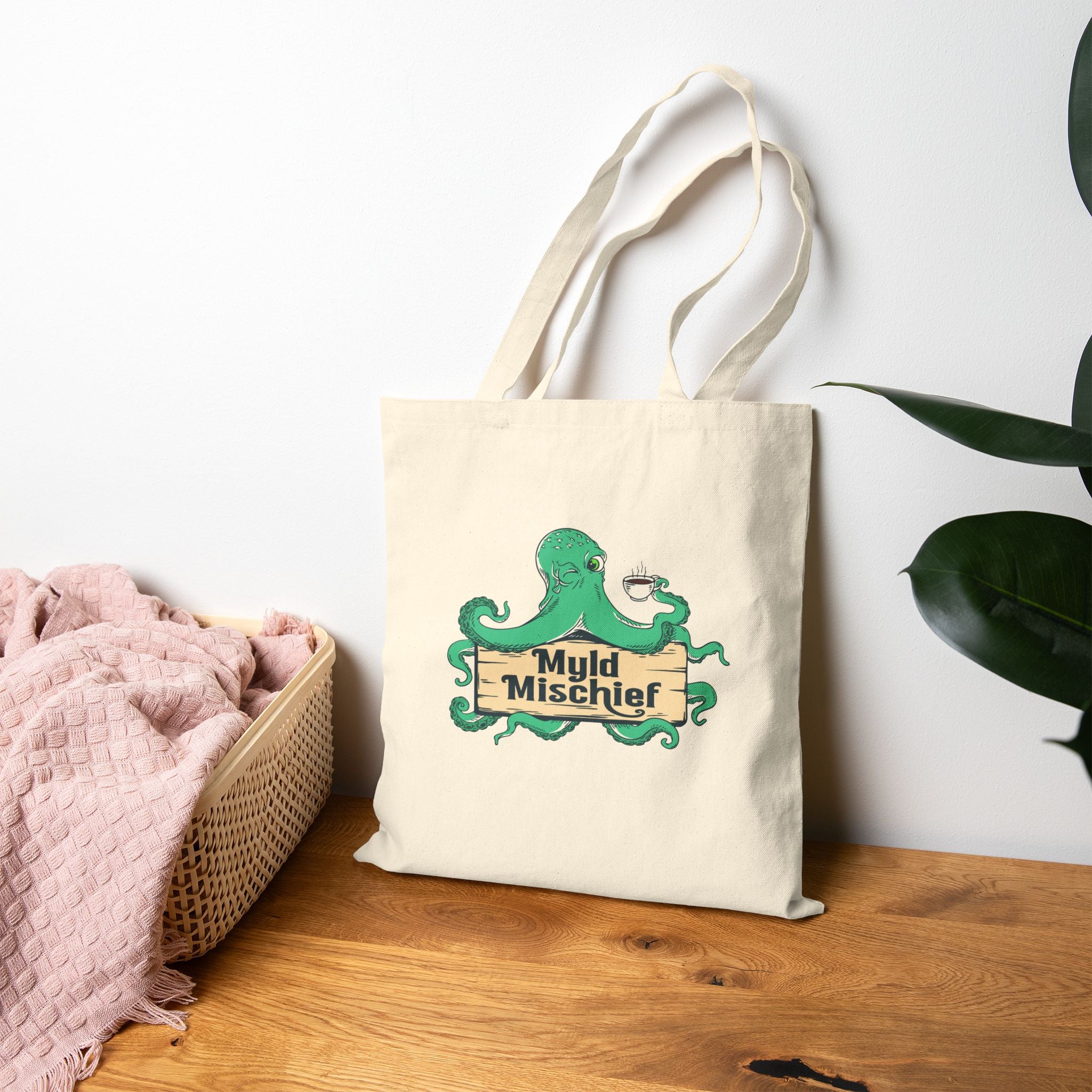 Myld Mischief - Cotton Canvas Tote