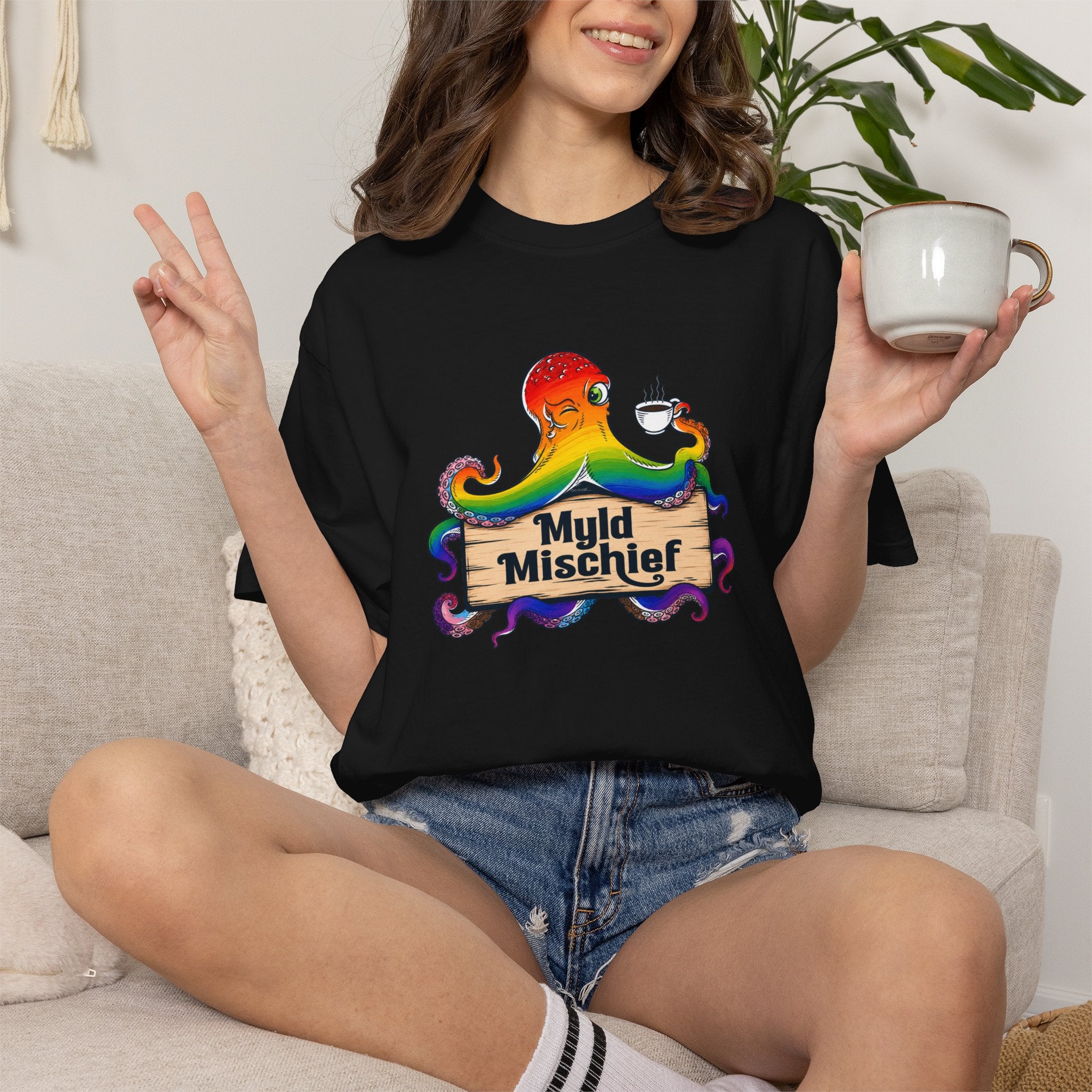 Pride Myld Mischief Bizi Logo - Unisex T-Shirt