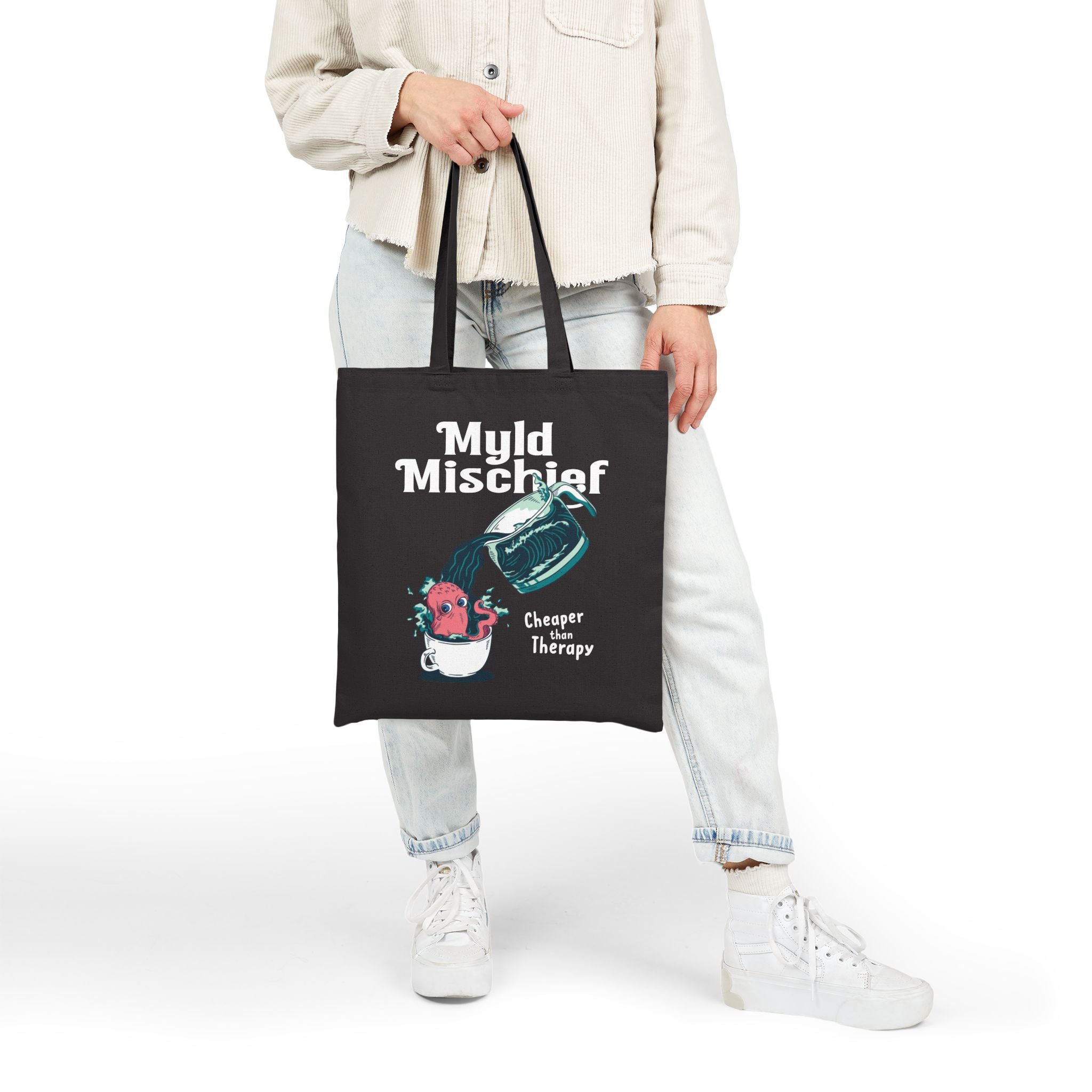 The Kind of Therapy I Can Afford - Cotton Canvas Tote
