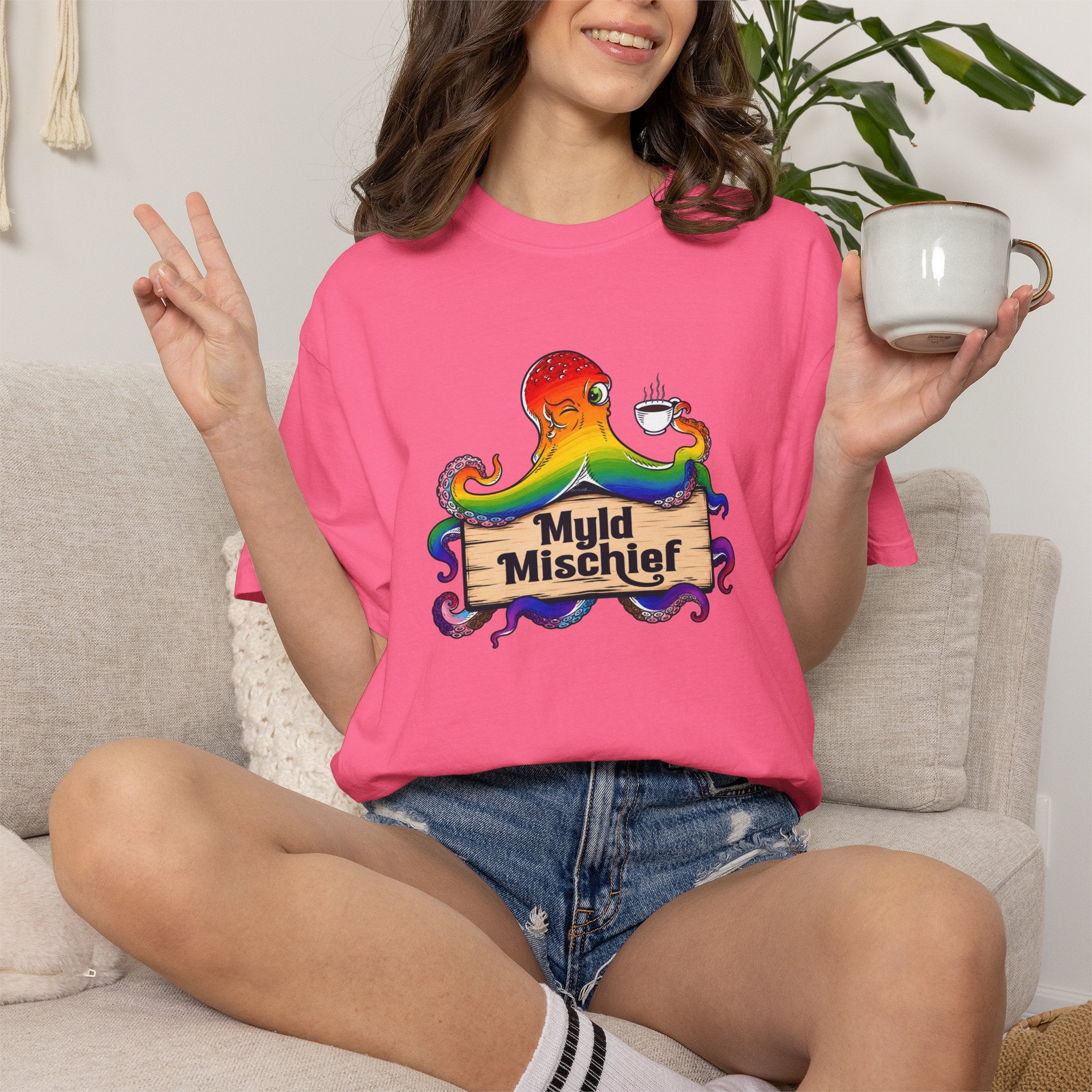 Pride Myld Mischief Bizi Logo - Unisex T-Shirt