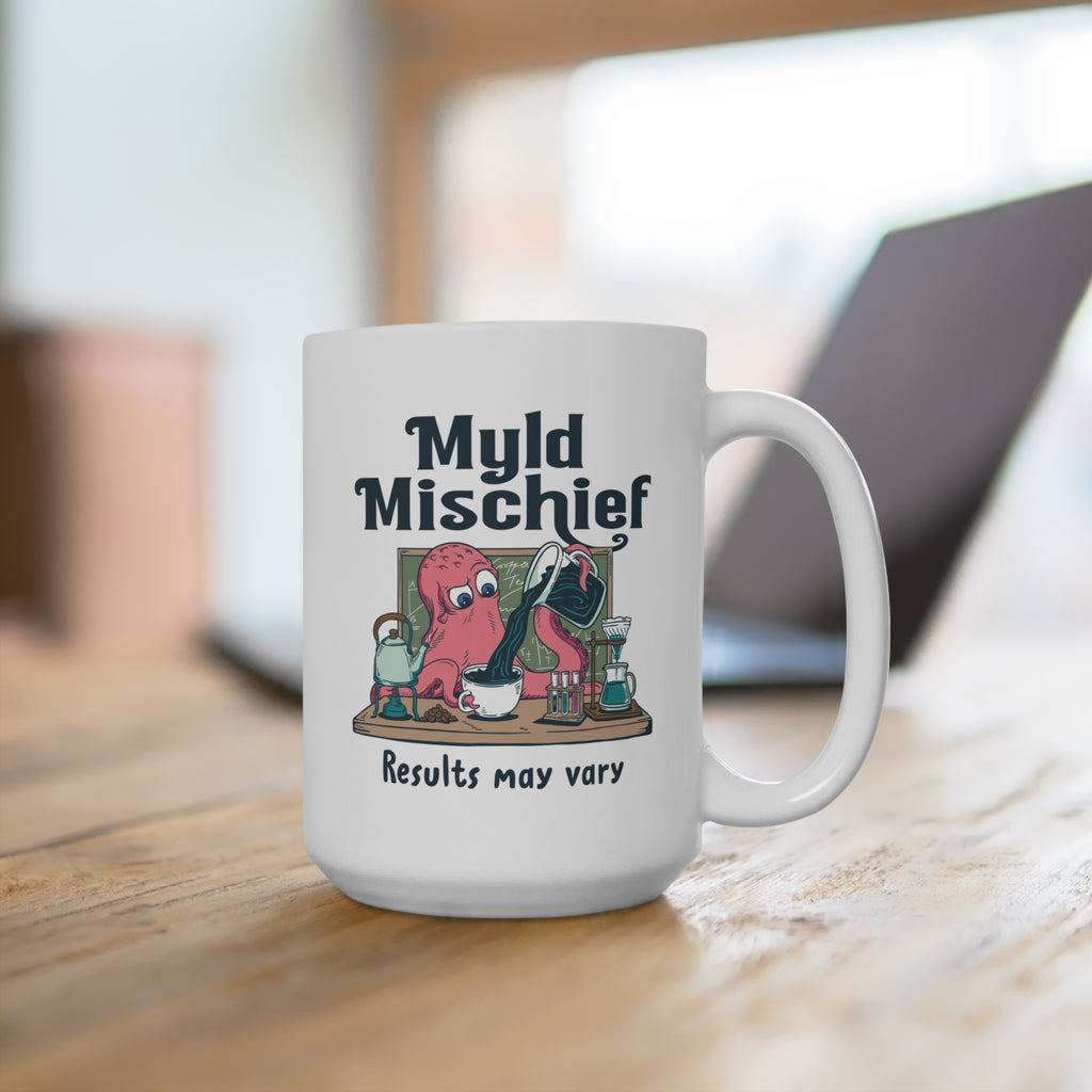 Results May Vary Ceramic Mug – Double Sided Design