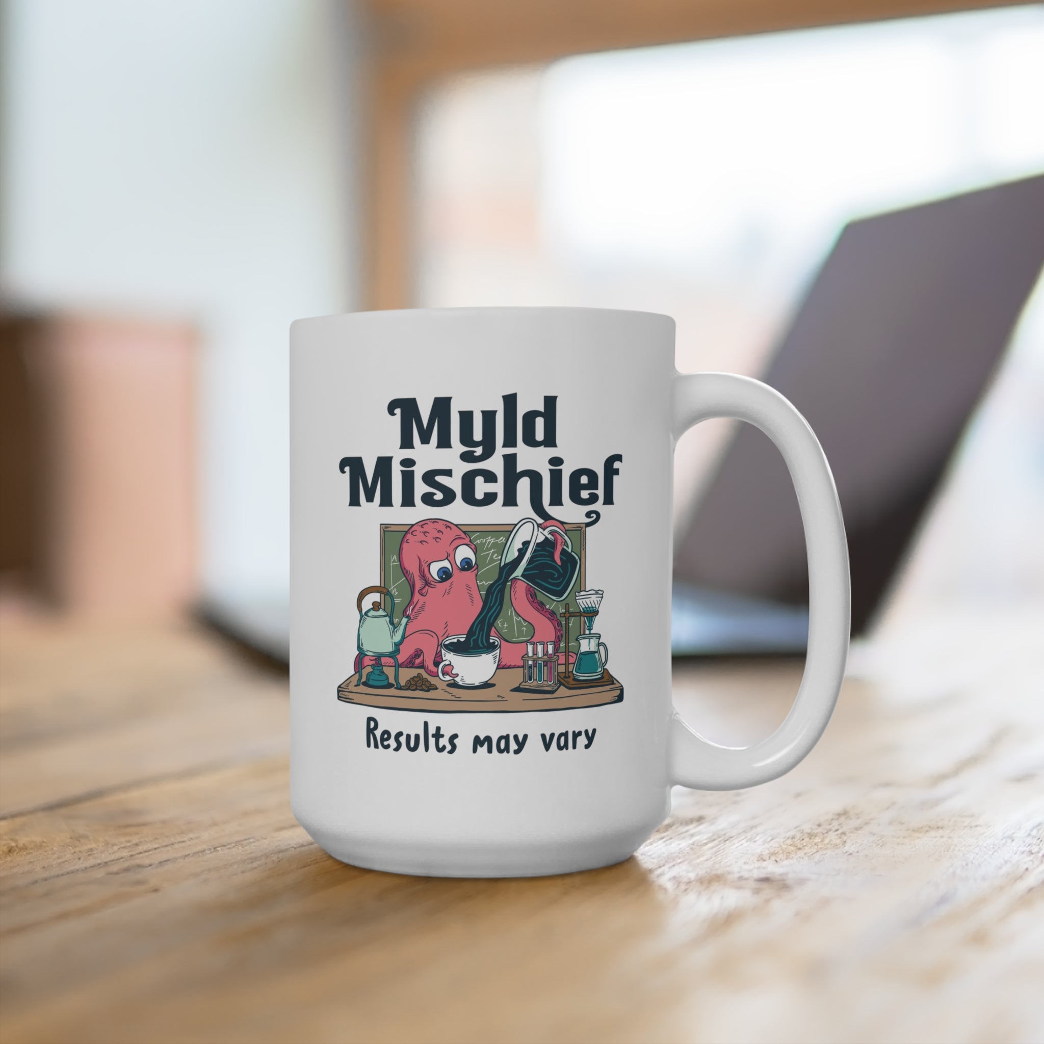 Results May Vary Ceramic Mug – Double Sided Design