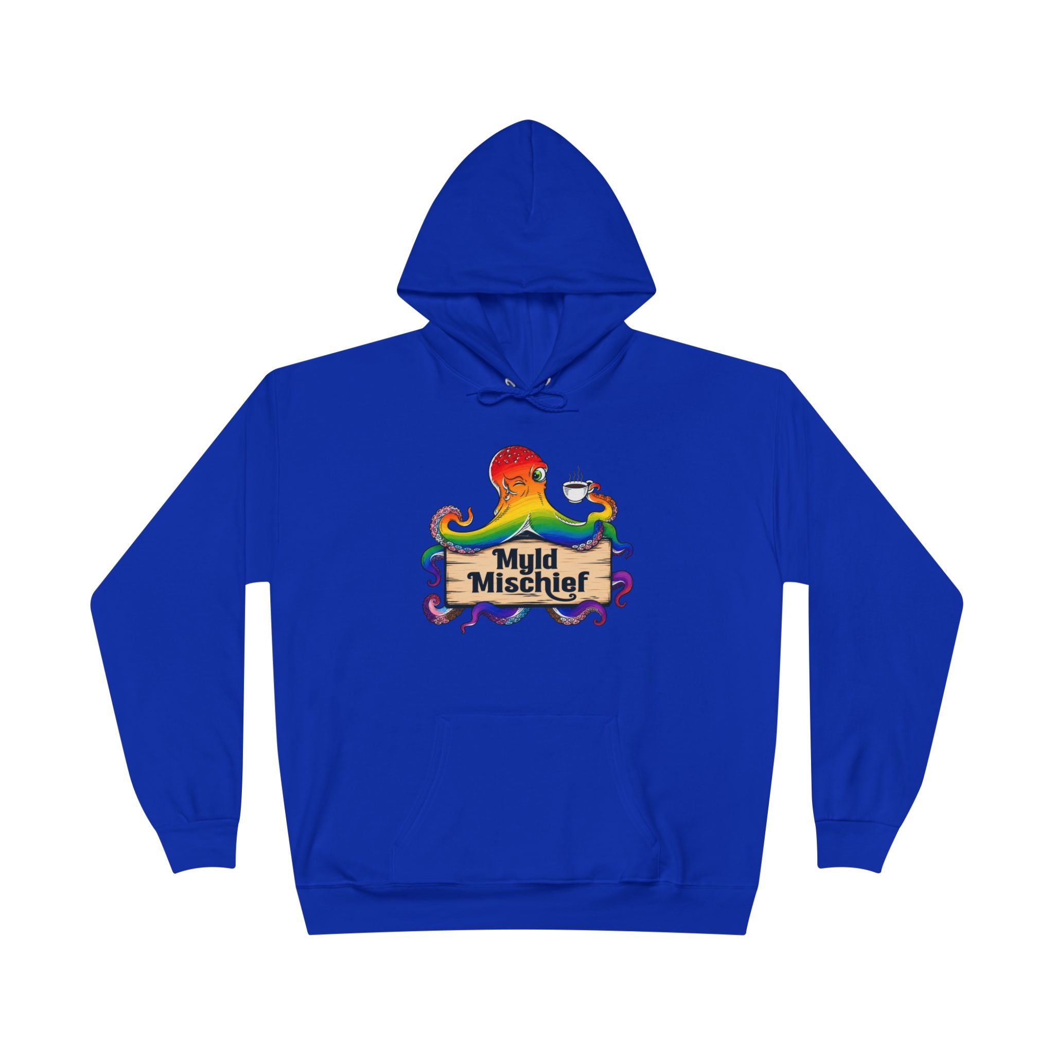 Pride Myld Michief Bizi Logo – Unisex Eco Hoodie
