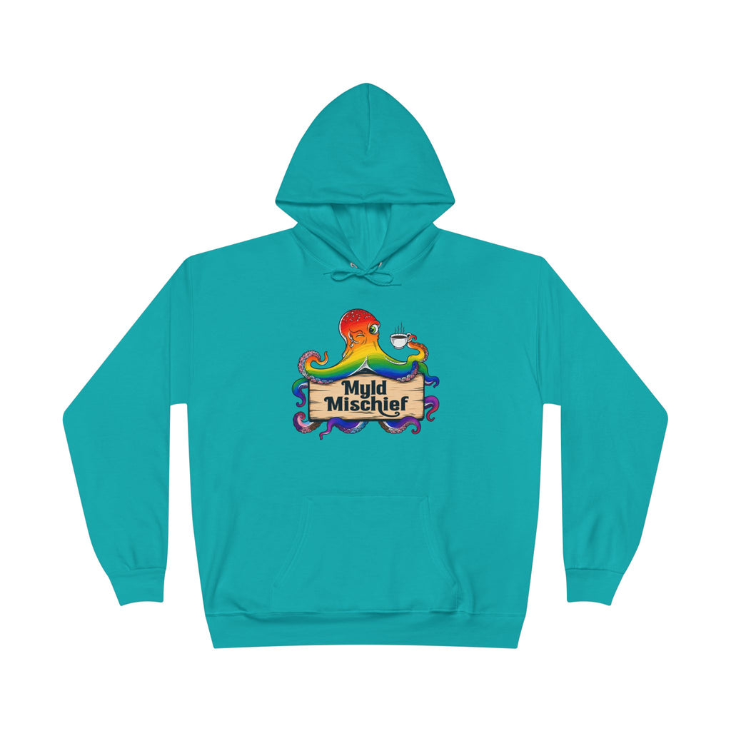 Pride Myld Michief Bizi Logo – Unisex Eco Hoodie