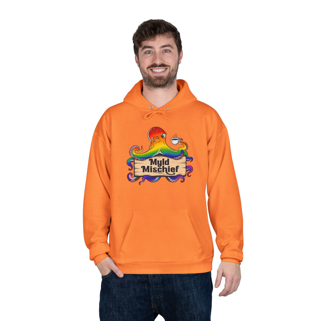 Pride Myld Michief Bizi Logo – Unisex Eco Hoodie