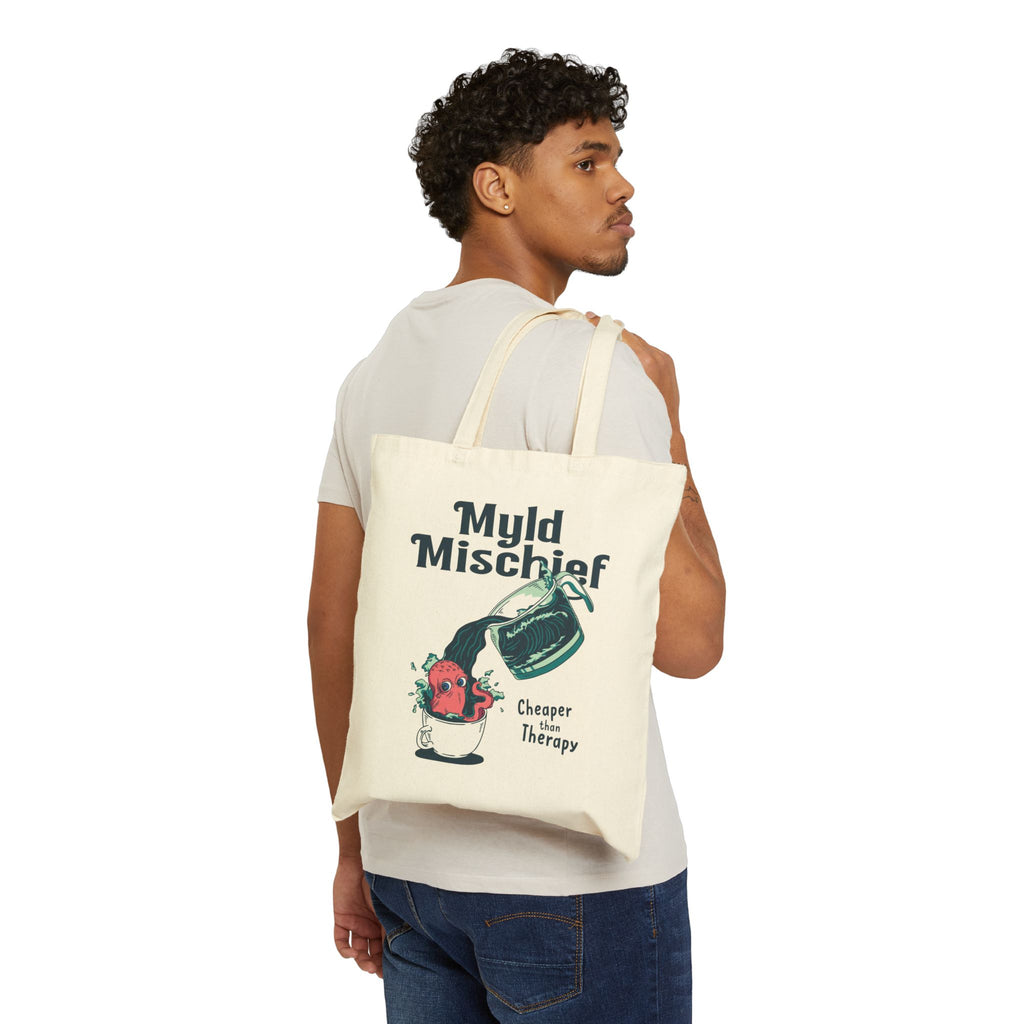 The Kind of Therapy I Can Afford - Cotton Canvas Tote