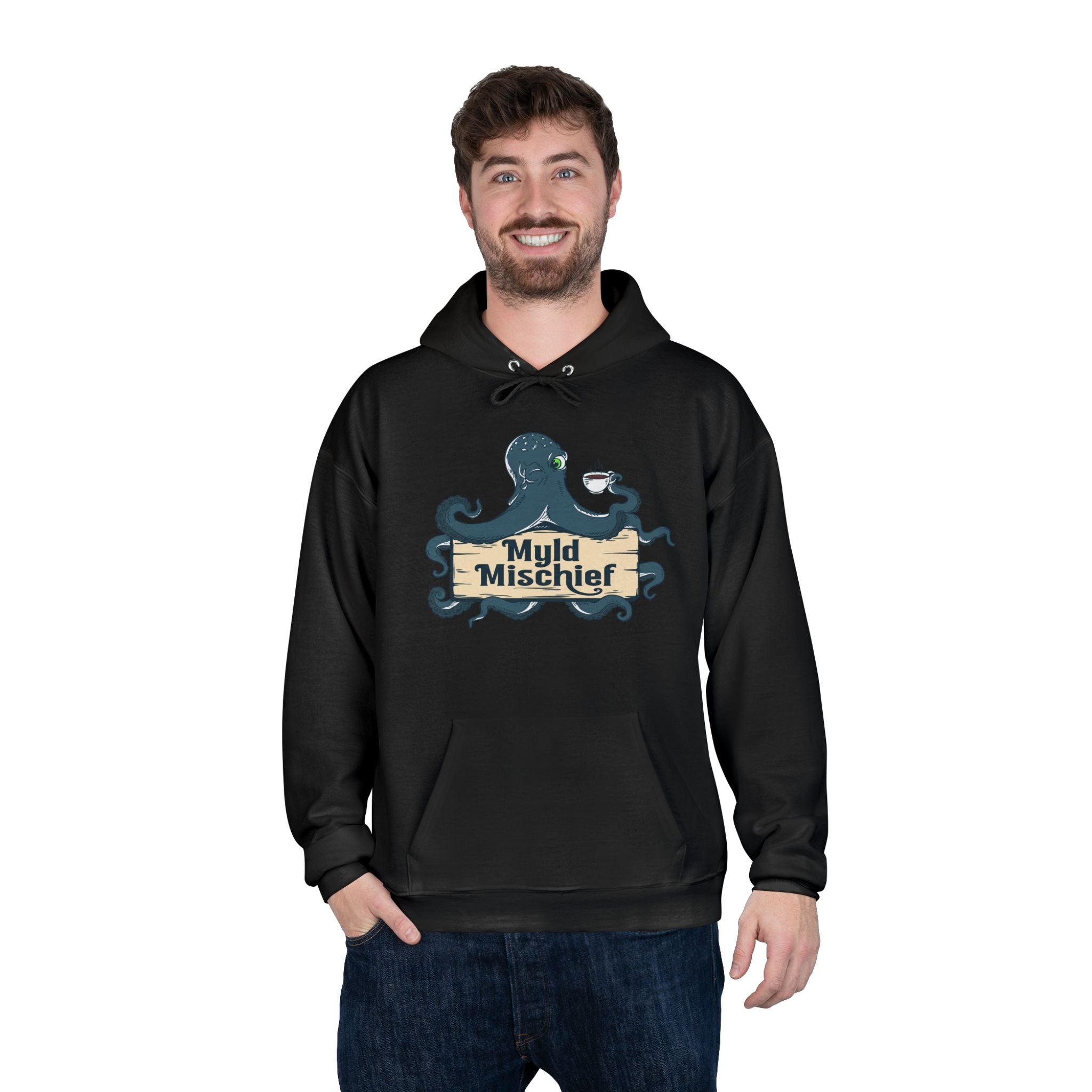 Myld Michief Bizi Logo – Unisex Eco Hoodie