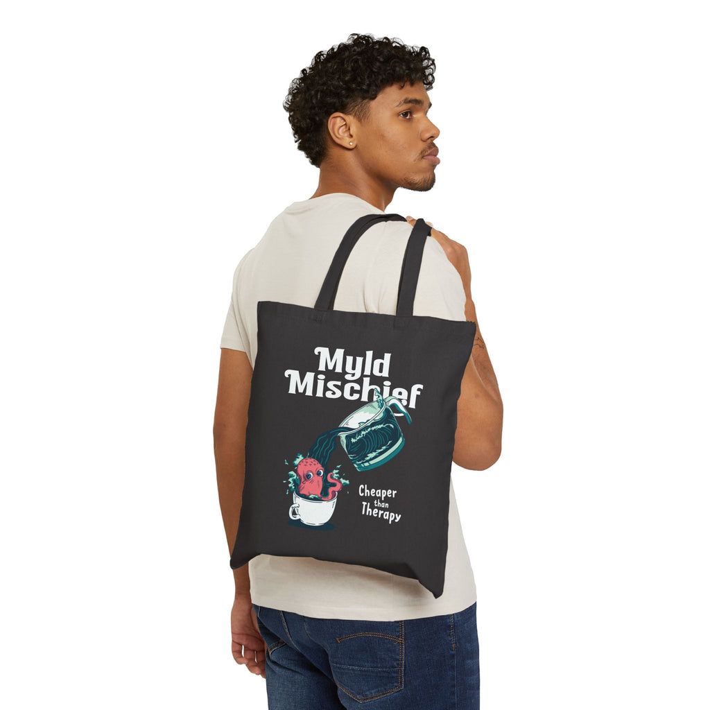 The Kind of Therapy I Can Afford - Cotton Canvas Tote