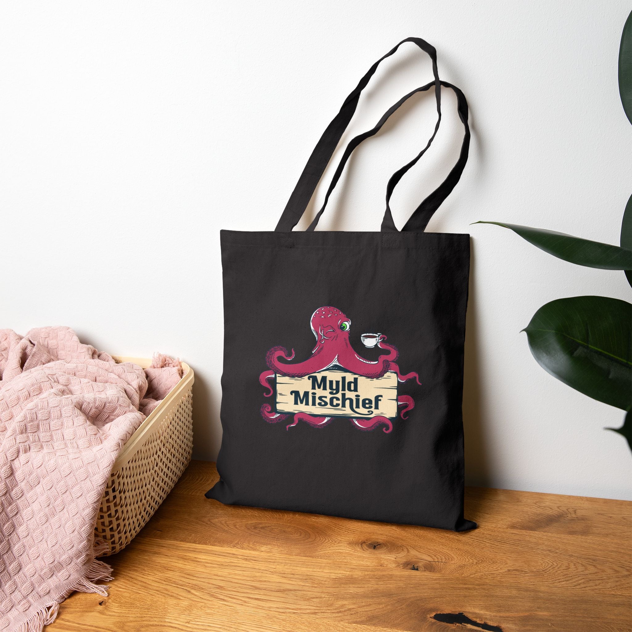 Myld Mischief - Cotton Canvas Tote