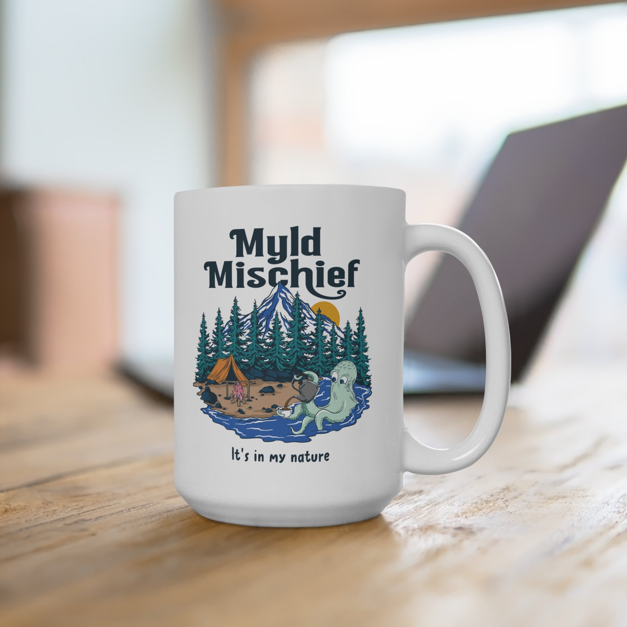 It's In My Nature Ceramic Mug – Double Sided Design