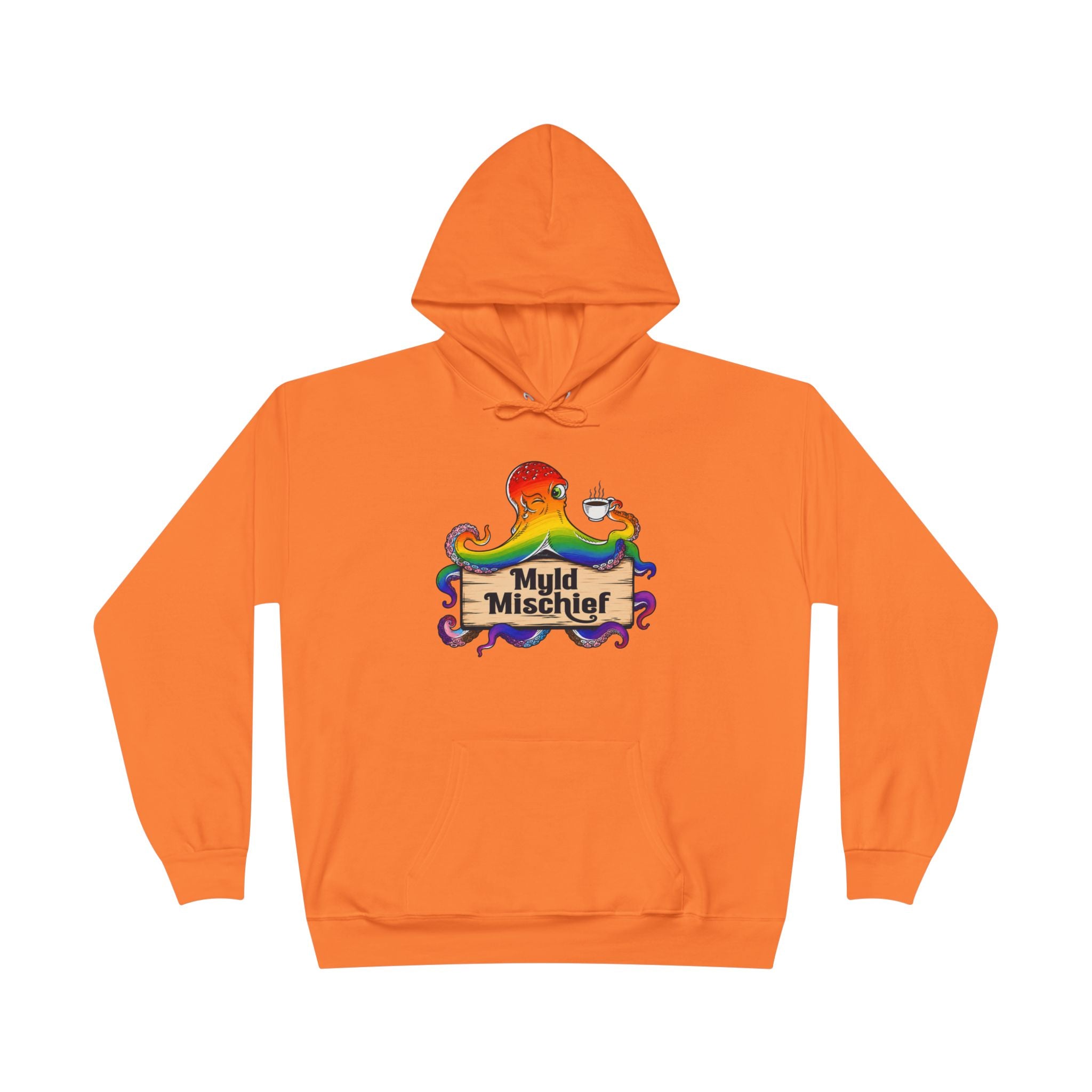 Pride Myld Michief Bizi Logo – Unisex Eco Hoodie