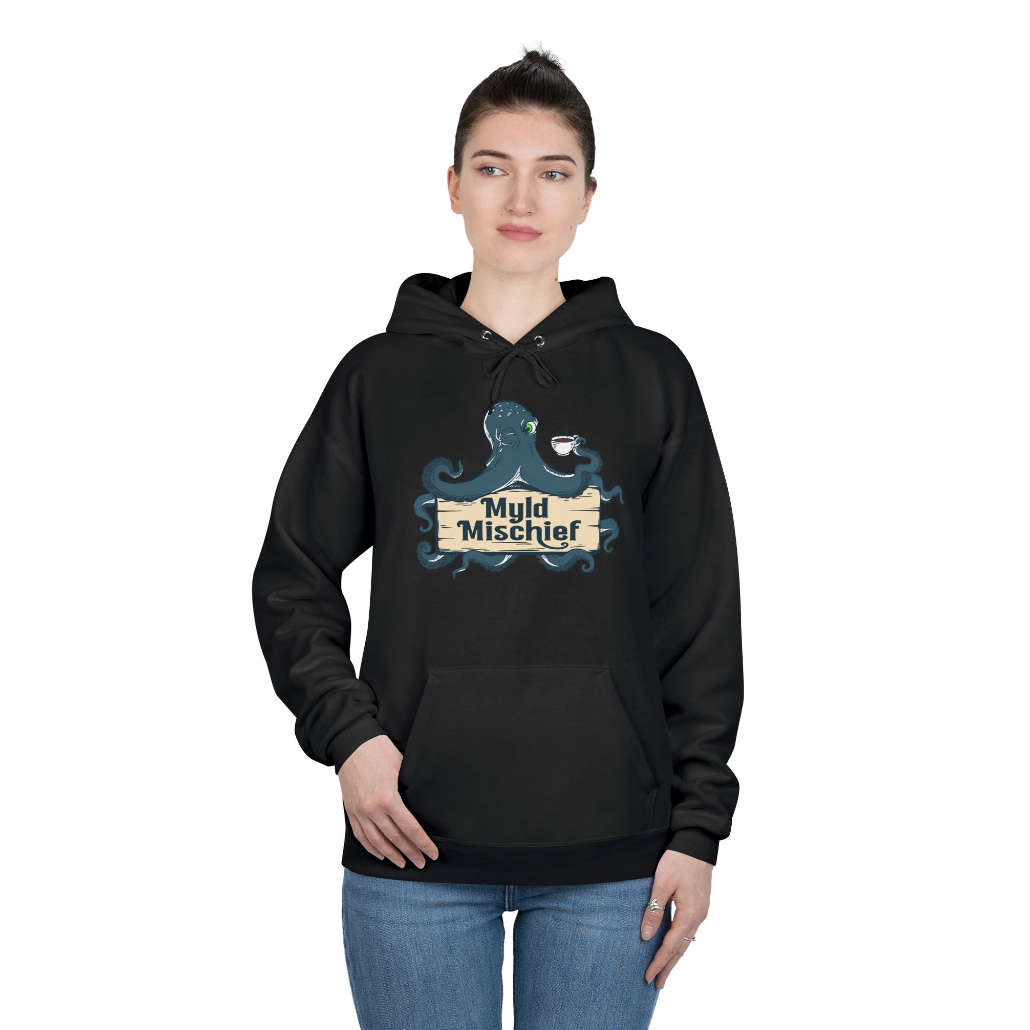 Myld Michief Bizi Logo – Unisex Eco Hoodie