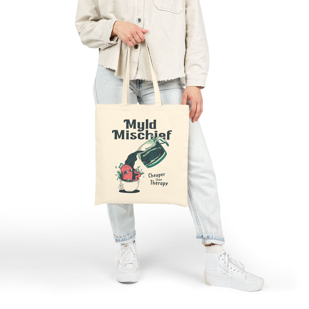 The Kind of Therapy I Can Afford - Cotton Canvas Tote