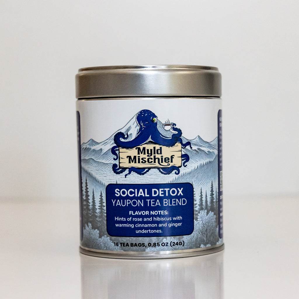 Social Detox – Yaupon Tea Blend • Tin • 16 Sachets