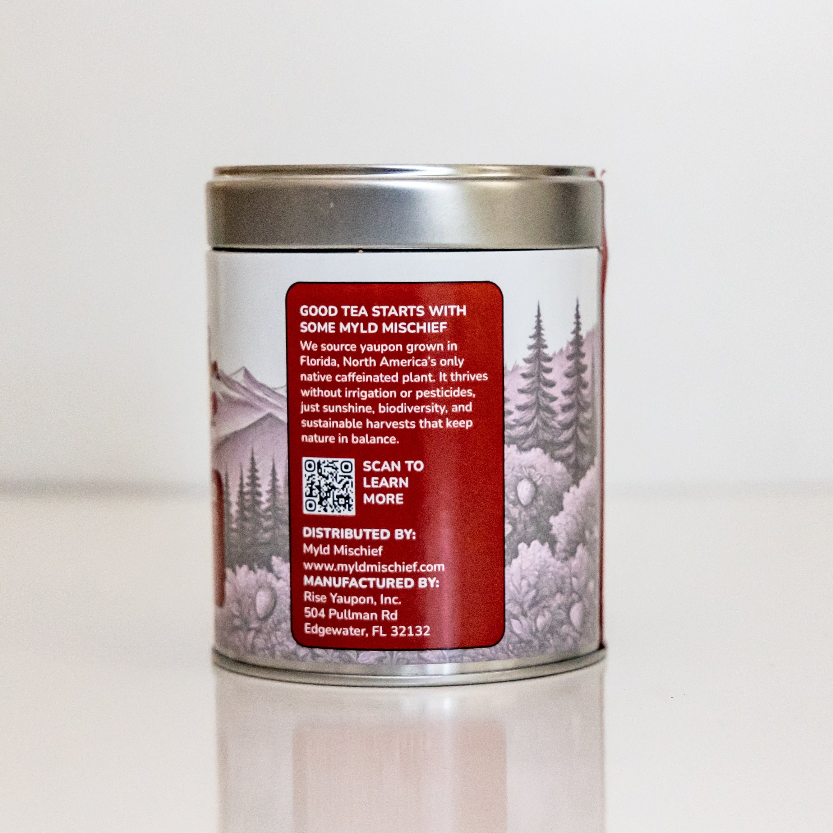 Straw-Buried – Yaupon Tea Blend • Tin • 16 Sachets