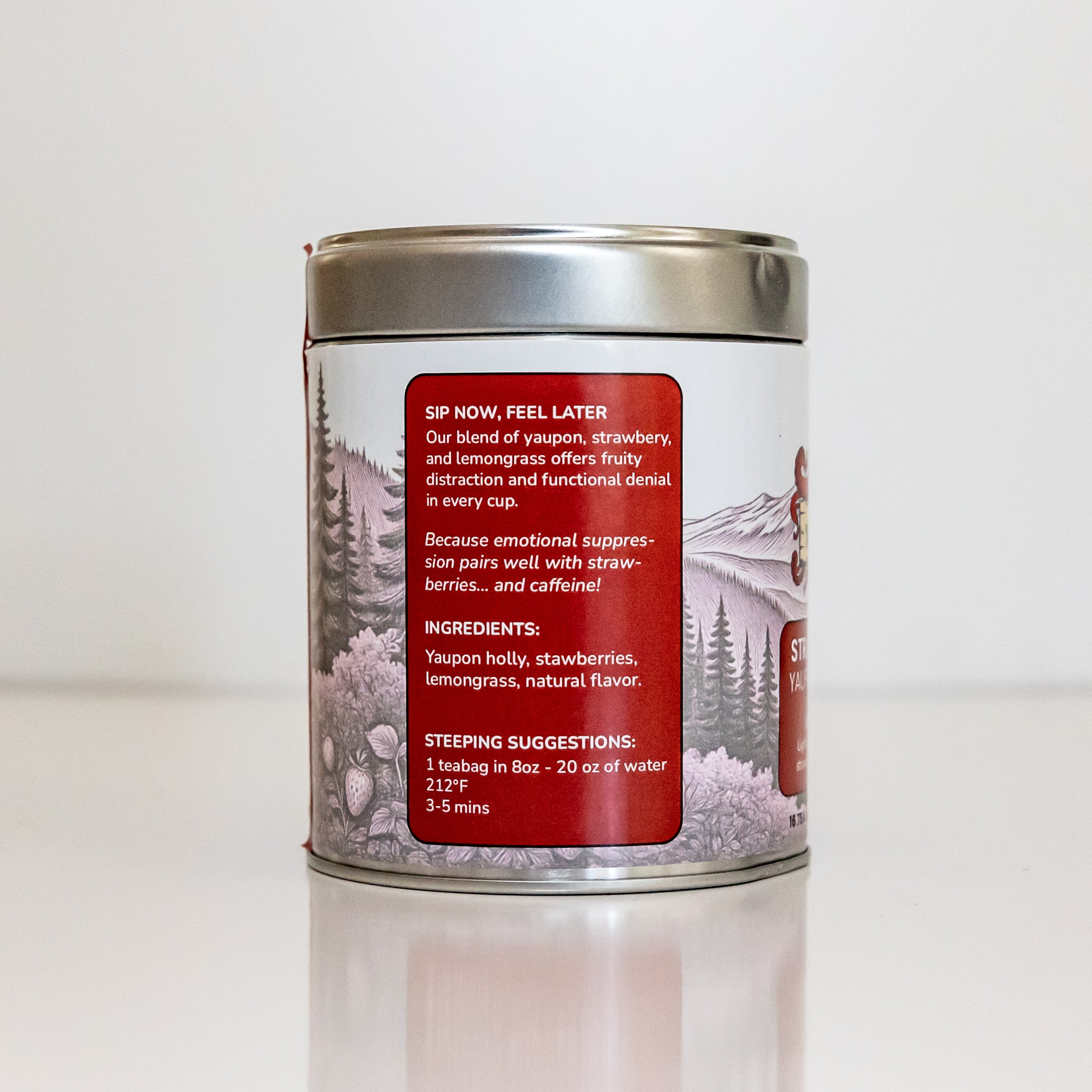Straw-Buried – Yaupon Tea Blend • Tin • 16 Sachets